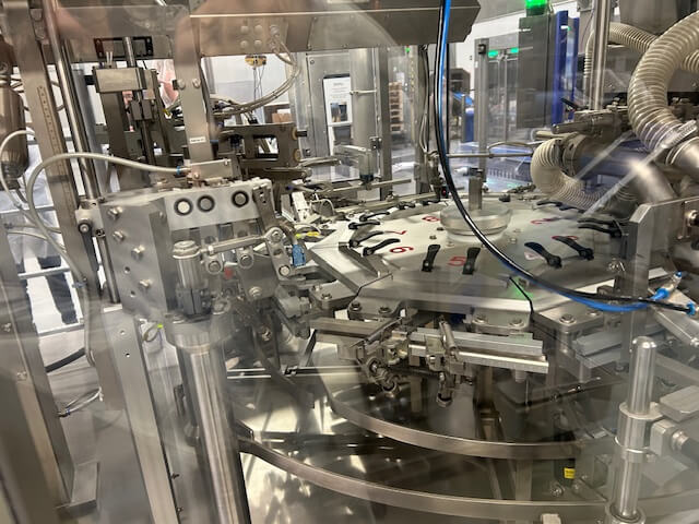 Nahaufnahme der Verpackungsmaschine HDG-BFL-300-1